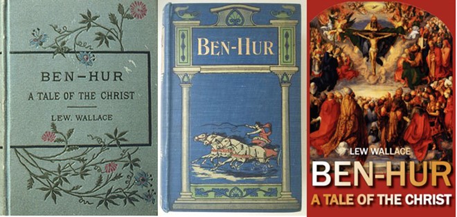 Một số ấn bản Ben-Hur từng phát hành trên thế giới.